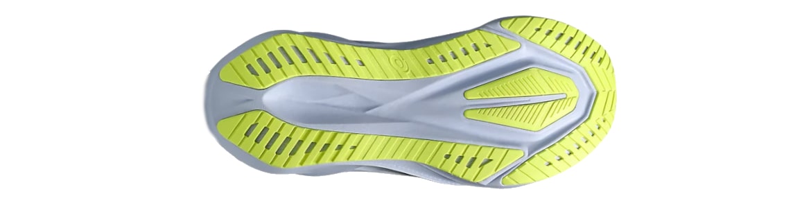 -Buty męskie Asics Novablast 5 czarno-białe - zdjęcie podeszwy zewnetrznej