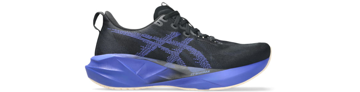 Buty męskie Asics Novablast 5 czarno-niebieskie - zdjęcie podeszwy środkowej
