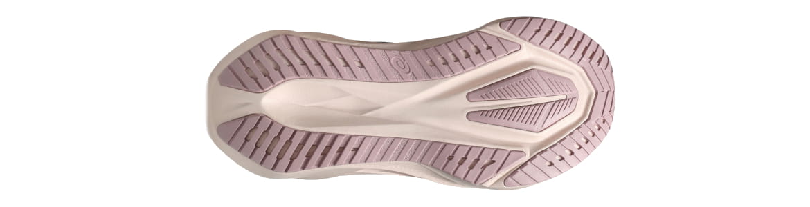 -Buty damskie Asics Novablast 5 czarno-różowe - zdjęcie podeszwy zewnetrznej