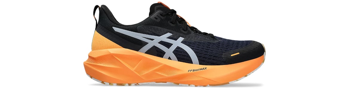 Buty męskie Asics Novablast 5 Lite-Show czarno-pomarańczowe - zdjęcie podeszwy środkowej