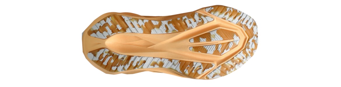 -Buty damskie Asics Novablast 5 Lite-Show czarno-pomarańczowe - zdjęcie podeszwy zewnetrznej