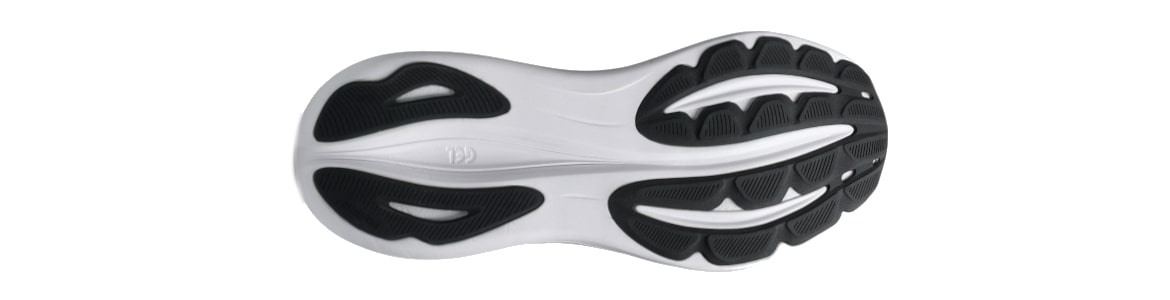 Buty męskie Asics Gel-Pulse 16 granatowo-żółte - zdjęcie podeszwy zewnetrznej