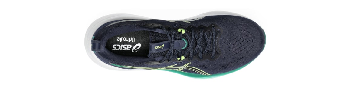 Buty męskie Asics Gel-Pulse  
16 granatowo-żółte - zdjęcie cholewki