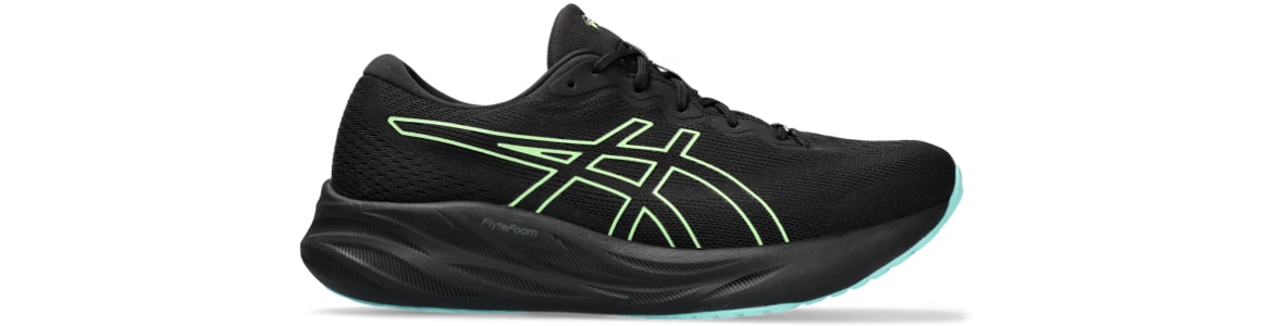 Buty męskie Asics Gel-Pulse 15 z membraną G-Tx (wodoodporne) czarno-niebieskie - zdjęcie podeszwy zewnetrznej