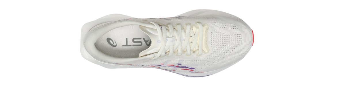 Buty Asics Sonicblast damskie kremowe - zdjęcie cholewki