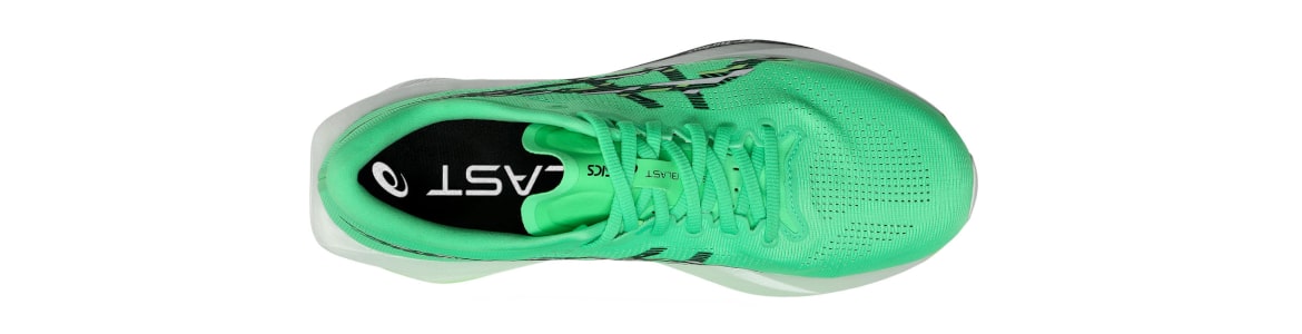 Buty Asics Sonicblast męskie zielone - zdjęcie cholewki