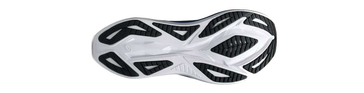 Buty męskie Asics Superblast 2 niebiesko-białe - zdjęcie podeszwy zewnetrznej