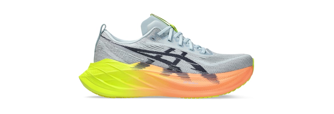 Buty męskie Asics Superblast 2 szaro-żółte - zdjęcie podeszwy środkowej