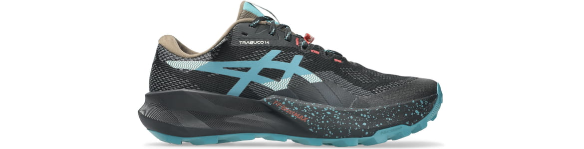 Buty meskie Asics Gel-Trabuco 14 z membraną G-TX (wodoodporne) czarno-niebieskie męskie - zdjęcie podeszwy środkowej