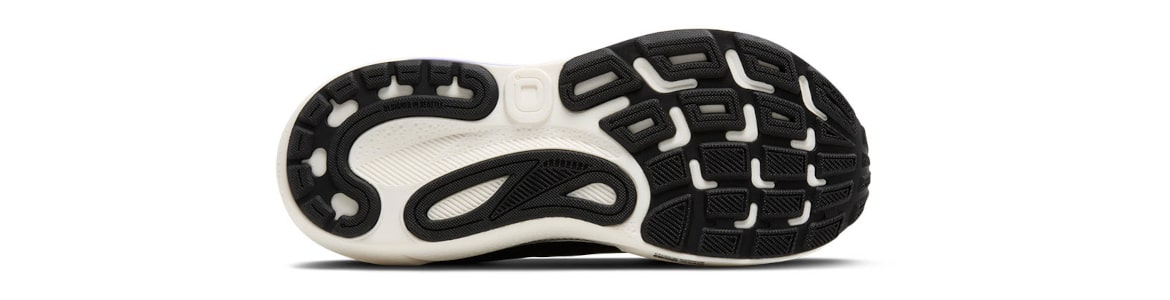 Buty Brooks Adrenaline Gts24 damskie czarne  - zdjęcie podeszwy zewnetrznej