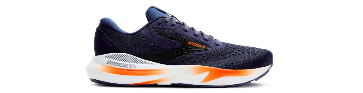 Buty męskie Brooks Adrenaline gts 24 granatowe - zdjęcie podeszwy środkowej