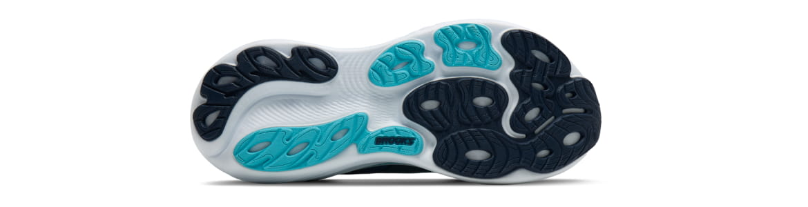 Buty męskie Brooks Adrenaline Gts25 granatowe - zdjęcie podeszwy zewnetrznej