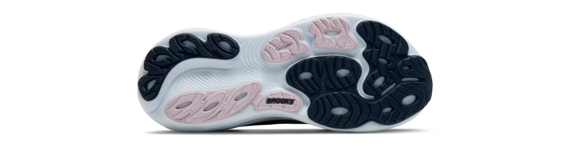 Buty Brooks Adrenaline Gts25 damskie granatowe - zdjęcie podeszwy zewnetrznej