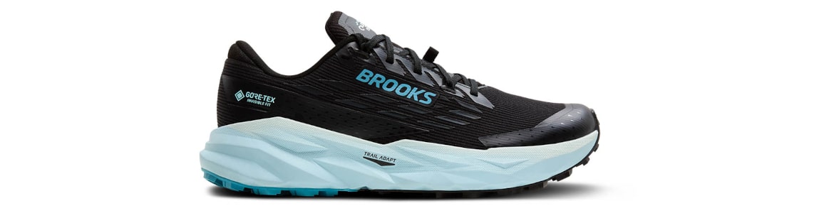 Buty Brooks Cascadia 19 z membraną G-TX (wodoodporne) damskie czarno-niebieskie - zdjęcie podeszwy środkowej