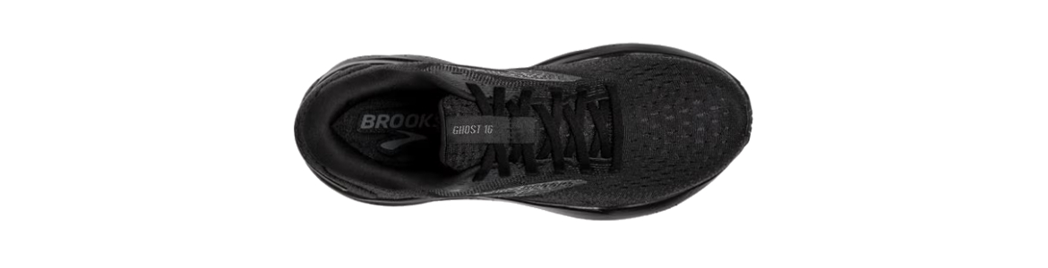 Buty Brooks Ghost 16 męskie czarne- zdjęcie cholewki