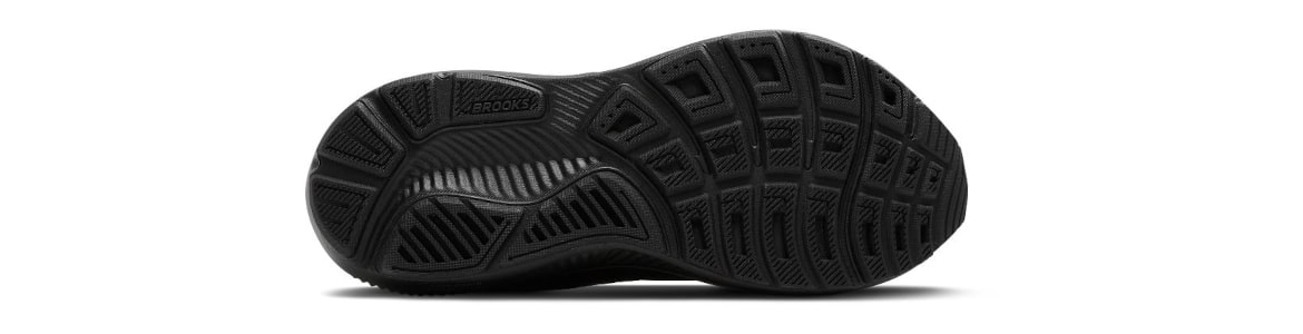 Buty Brooks Ghost 17 damskie czarne - zdjęcie podeszwy zewnętrznej