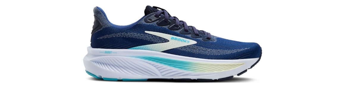 Buty Brooks Ghost 17 damskie jasnoróżowe - zdjęcie podeszwy środkowej 