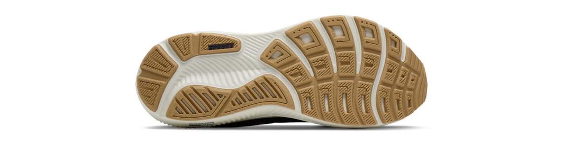 Buty Brooks Ghost 17 męskie granatowo-złote - zdjęcie podeszwy zewnętrznej