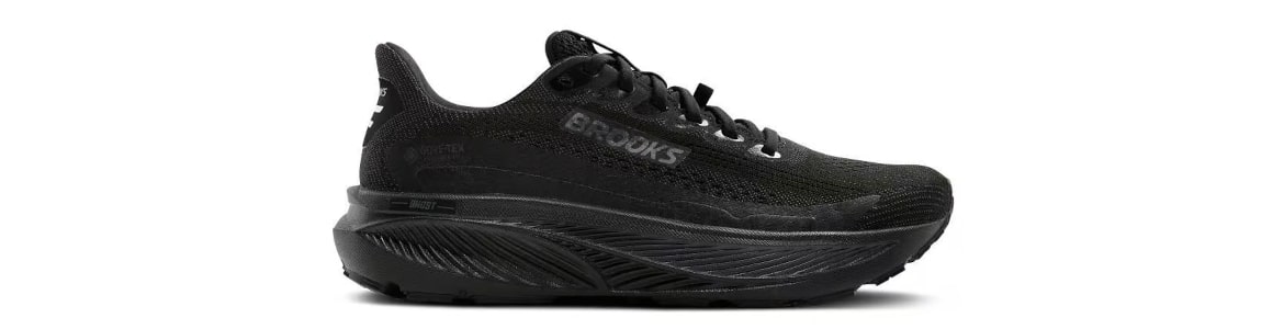 Buty Brooks Ghost 17 z membraną G-Tx (wodoodporne) 
 damskie czarne - zdjęcie podeszwy środkowej