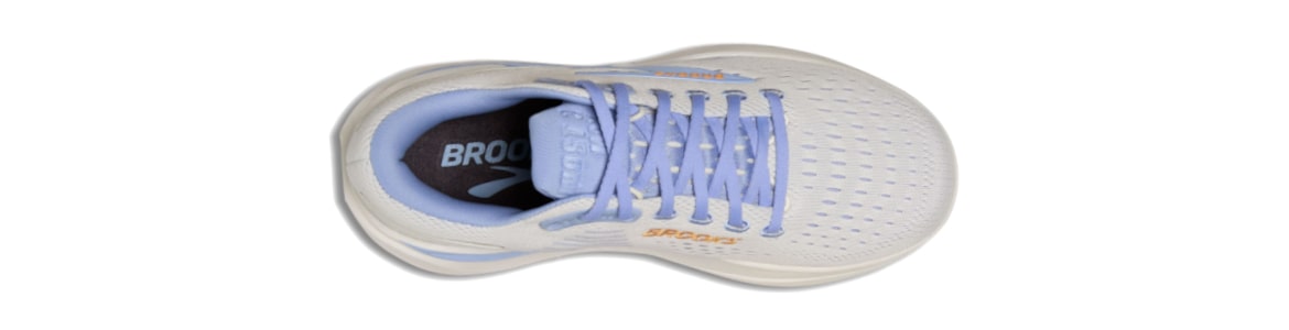 Buty Ghost Max 3 damskie biało-niebieskie - zdjęcie cholewki