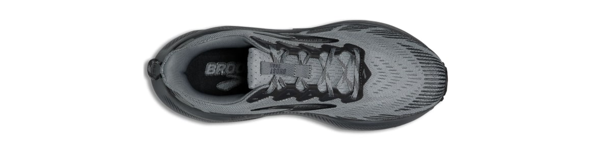 Buty Brooks Ghost Trail szare męskie - zdjęcie cholewki