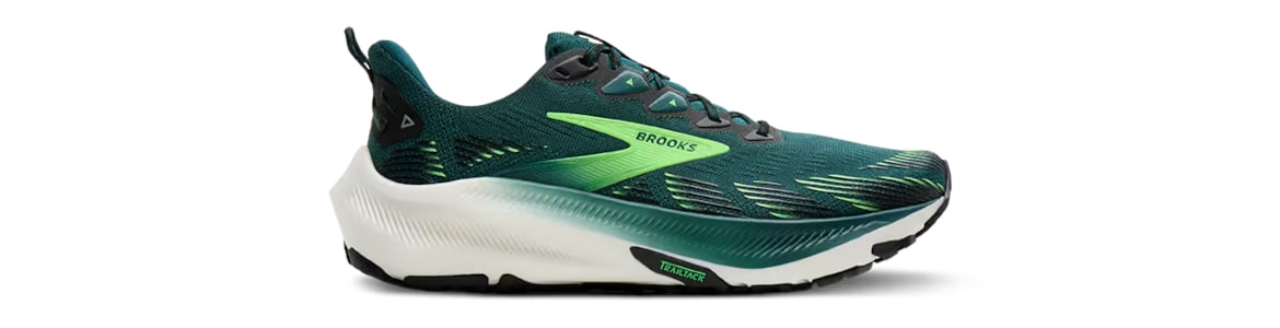 Buty Brooks Ghost Trail zielone męskie - zdjęcie podeszwy środkowej