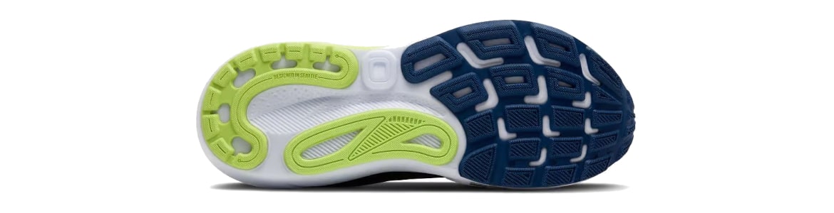 Buty męskie Brooks Adrenaline gts 24 niebieskie - zdjęcie podeszwy zewnetrznej