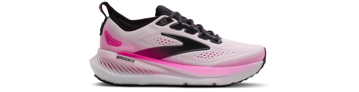 Buty Brooks Glycerin 22 damskie czarno-fioletowe- zdjęcie podeszwy środkowej