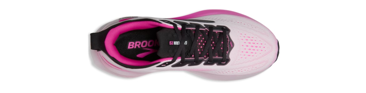 Buty Brooks Glycerin 22 damskie czarno-fioletowe - zdjęcie cholewki