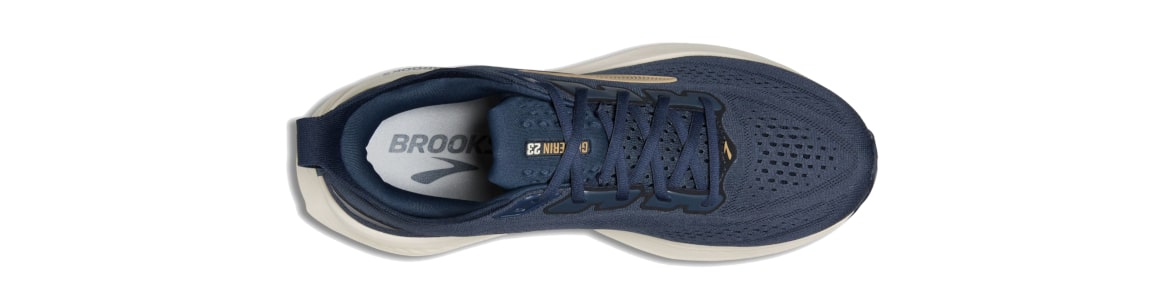 Buty Brooks Glycerin 23 granatowe męskie - zdjęcie cholewki