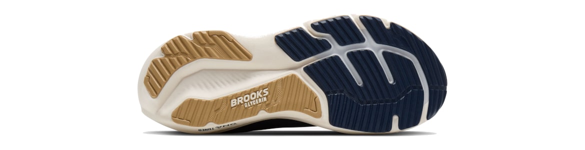 Buty Brooks Glycerin 23 granatowe męskie - zdjęcie podeszwy zewnetrznej