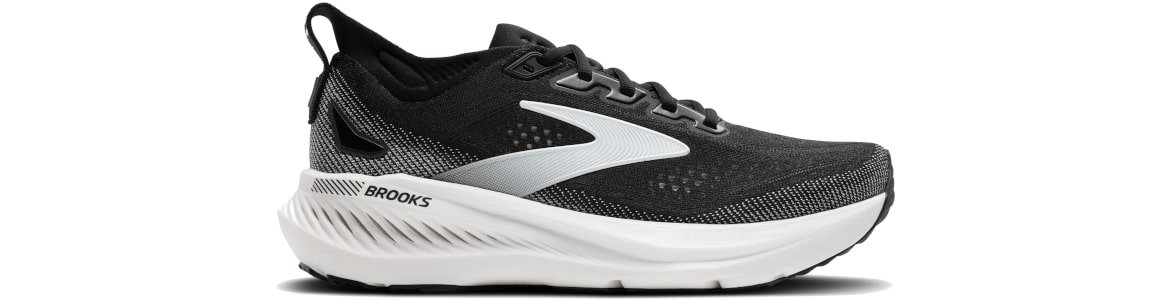 Buty Brooks Glycerin GTS 23 czarno-białe męskie - zdjęcie podeszwy środkowej 