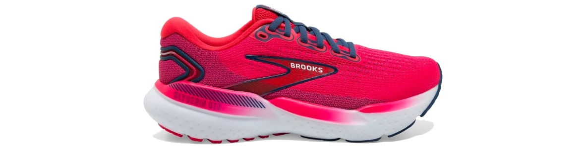 Buty Brooks Glycerin 21 gts damskie różowe - zdjęcie podeszwy środkowej