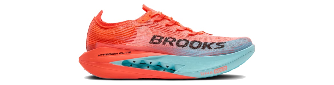 Buty Brooks Hyperion Elite 5 męskie czerwone - zdjęcie podeszwy środkowej