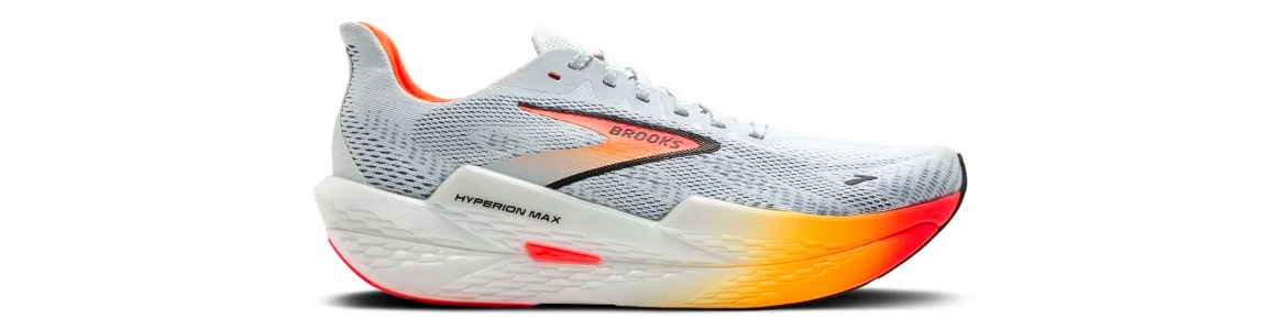 Buty Brooks Hyperion Max 2 męskie białe - zdjęcie podeszwy środkowej