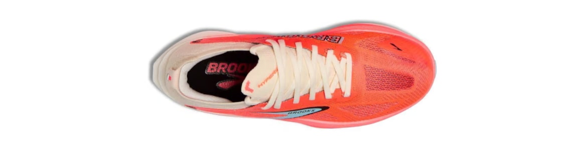Buty Brooks Hyperion Max 2 damskie czarno-złote- zdjęcie cholewki