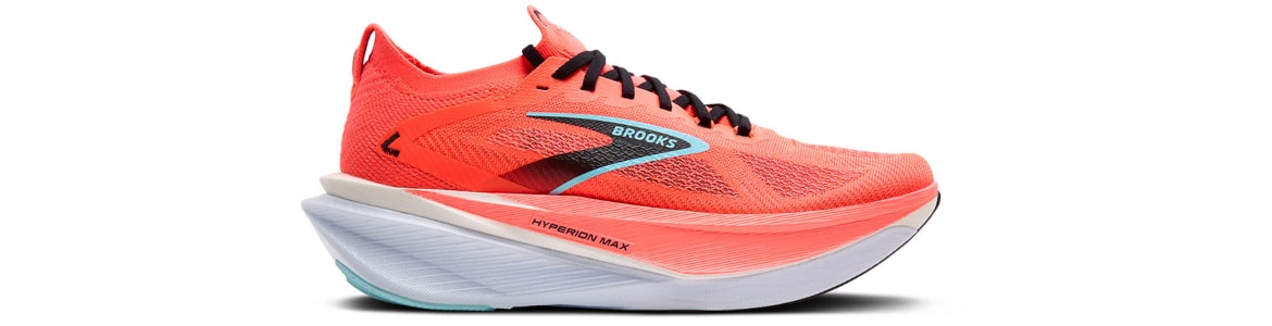 Buty Brooks Hyperion Max 3 pomarańczowe męskie - zdjęcie podeszwy środkowej