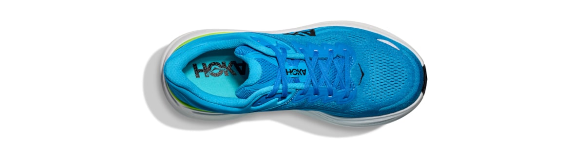 Buty męskie Hoka Bondi 9 niebieskie (SLHK) -zdjęcie cholewki
