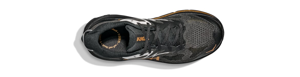 Buty męskie Hoka Challenger art 8 czarno-złote (BKGD)- zdjęcie cholewki 