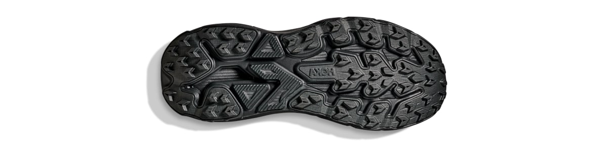 Buty męskie Hoka Challenger art 8 czarno-złote (BKGD) - zdjęcie podeszwy zewnetrznej