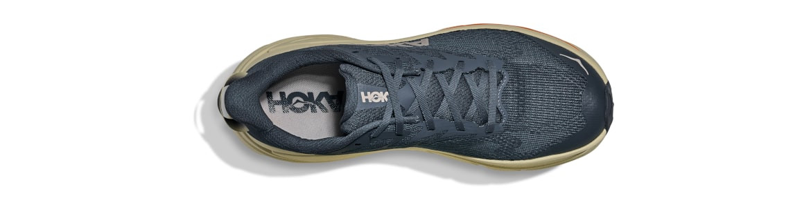 Buty męskie Hoka Challenger art 8 (na szerszą stopę) granatowe (FMP) - zdjęcie cholewki 