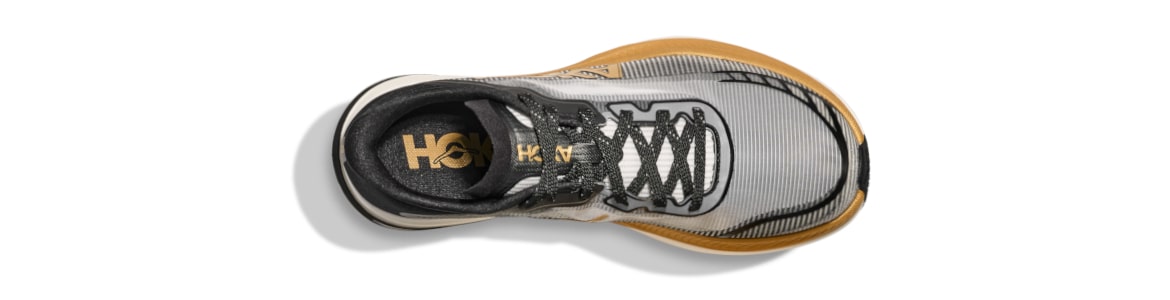 Buty Hoka Cielo X2 czarno-złote (BKGD) męskie - zdjęcie cholewki