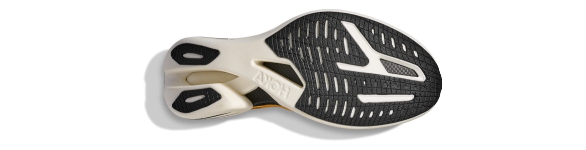 Buty Hoka Cielo X2 czarno-złote (BKGD) męskie - zdjęcie podeszwy zewnętrznej