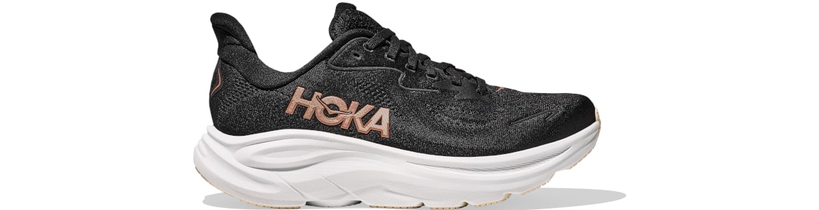 Buty Hoka Clifton 10 damskie czarne (BRGL) - zdjęcie podeszwy zewnętrznej
