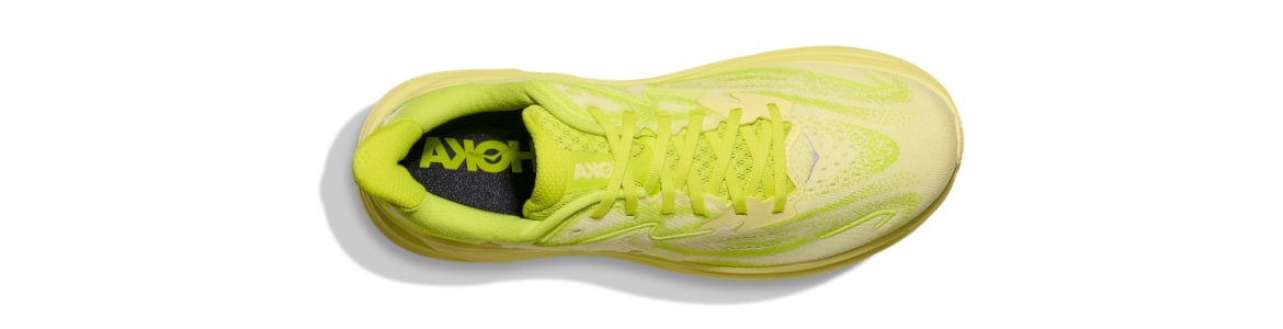 Buty męskie Hoka Clifton 10 żółte (NSS) - zdjęcie cholewki