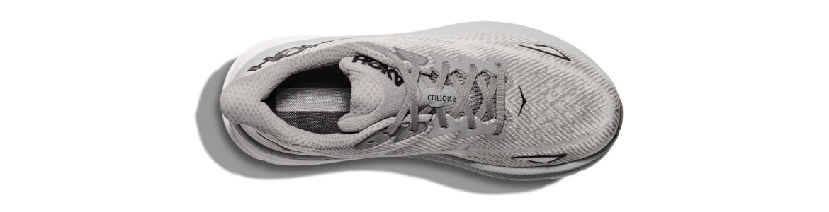 Buty męskie szare (HMBC) Hoka Clifton 9 - zdjęcie cholewki