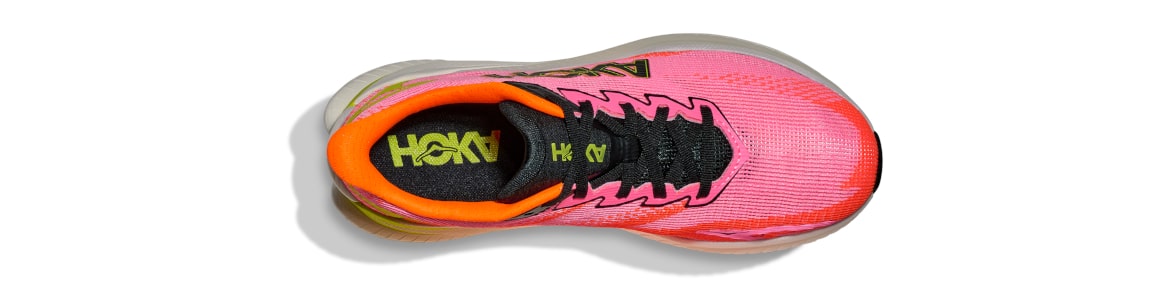 Buty Hoka Mach X 3 damskie różowe (NNRS) - zdjęcie cholewki