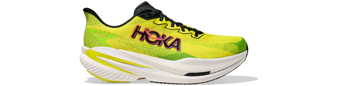 Buty Hoka Mach X 3 żółte (NNHK) męskie - zdjęcie podeszwy środkowej