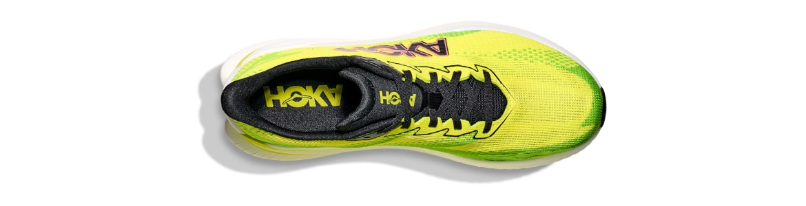 Buty Hoka Mach X 3 żółte (NNHK) męskie - zdjęcie cholewki