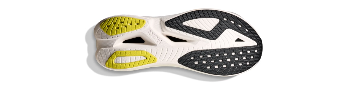 Buty Hoka Mach X 3 żółte (NNHK) męskie - zdjęcie podeszwy zewnętrznej